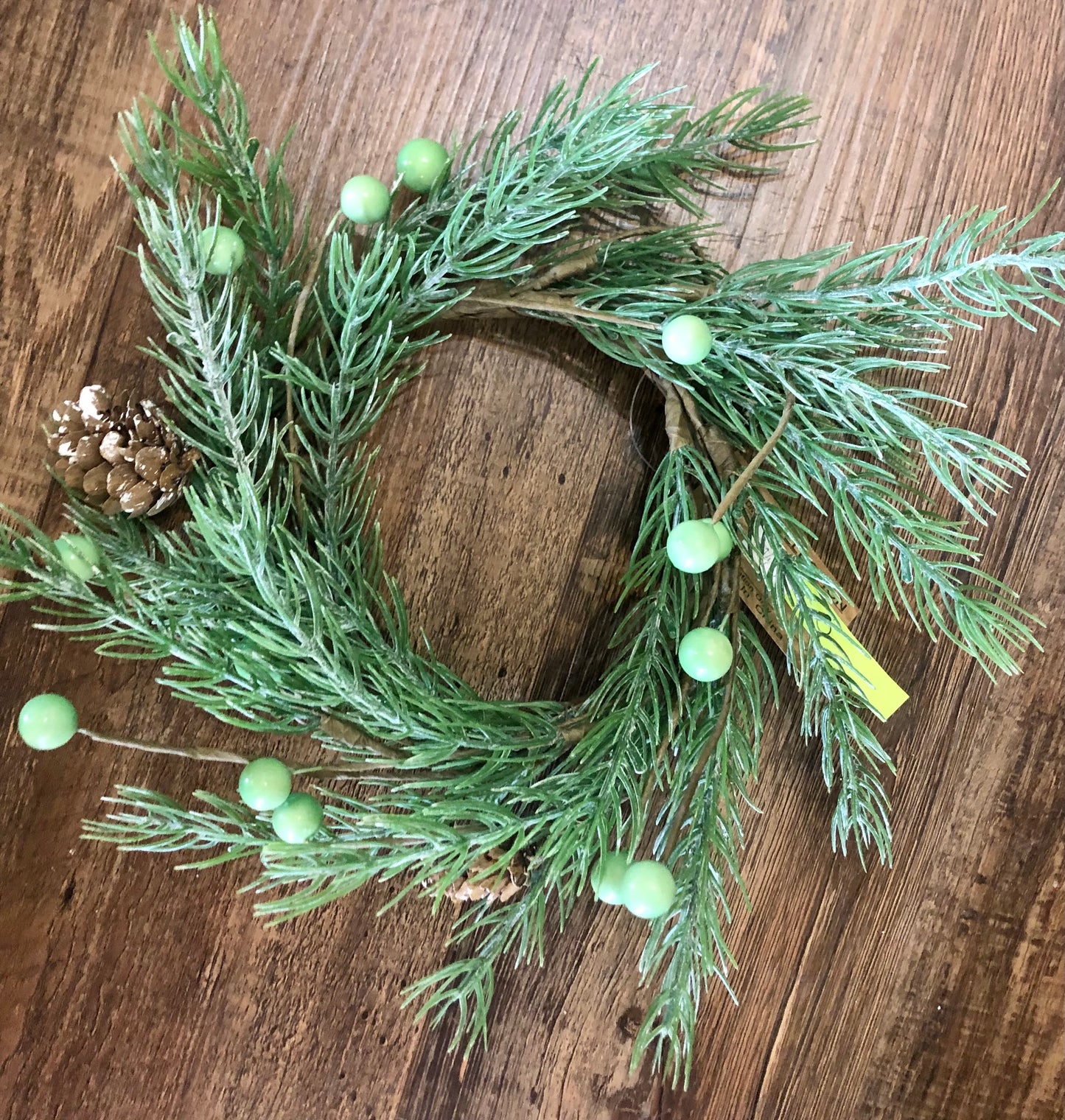Evergreen Candle Ring