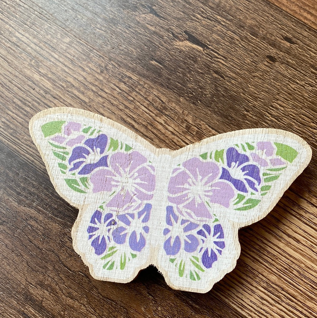 Butterfly Wood Block