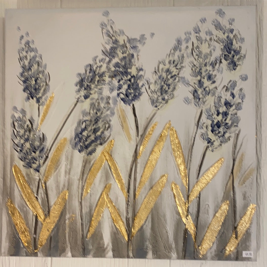 Lilac Hand Painted Wall Decor