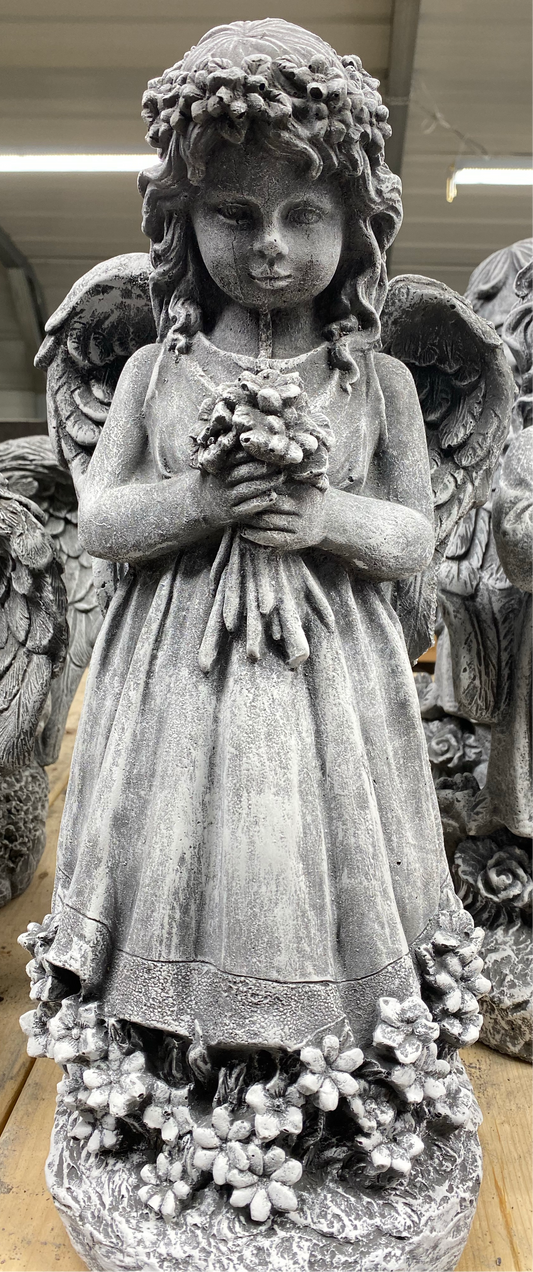 Angel With Bouquet