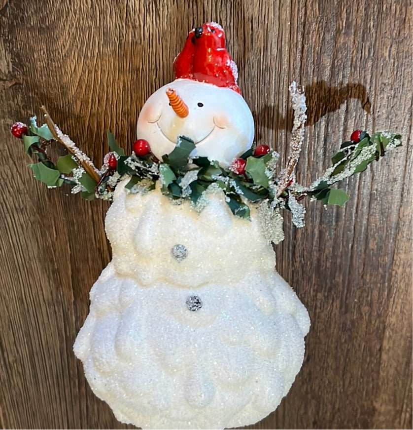 Snowman with Garland