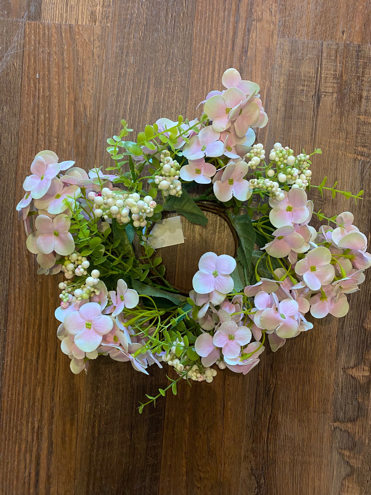 Hydrangea Pink Candle Ring