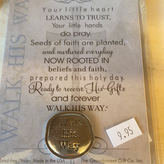 Pewter first communion