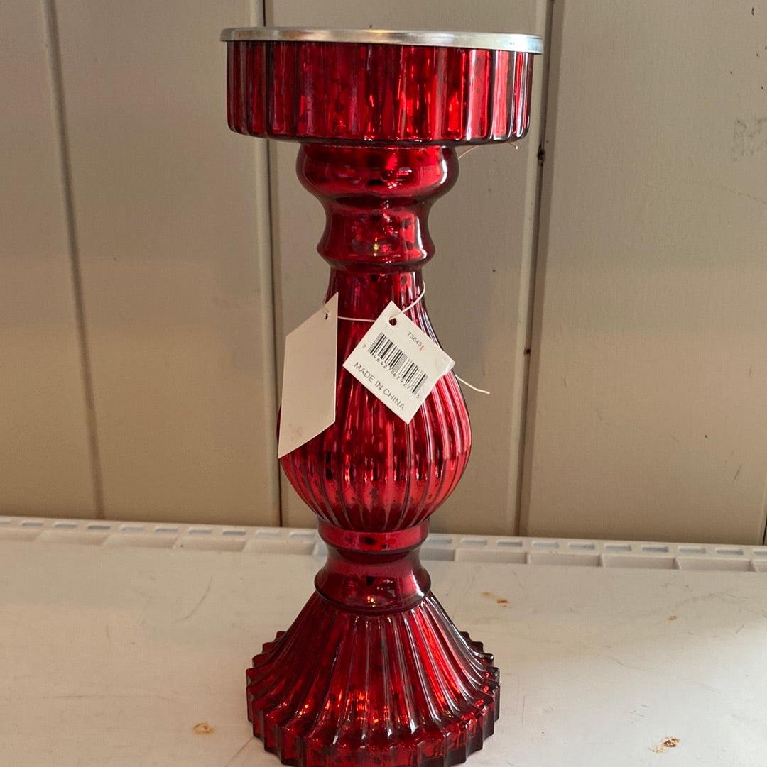 Small Red Candlestick