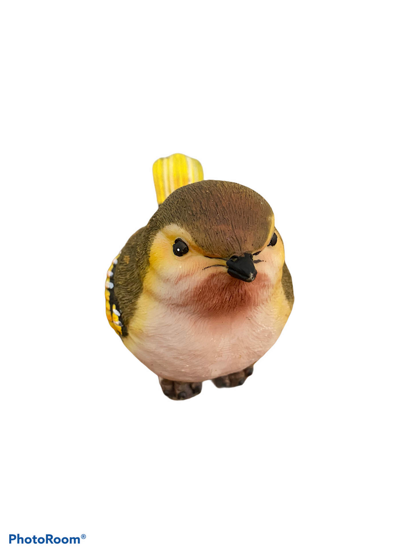 Front-Facing Large Resin Finch Home Decor