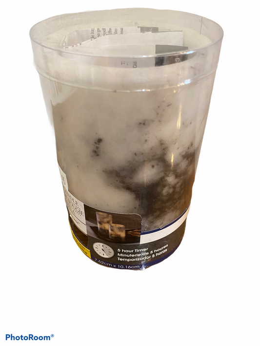 Short Marble LED Candle