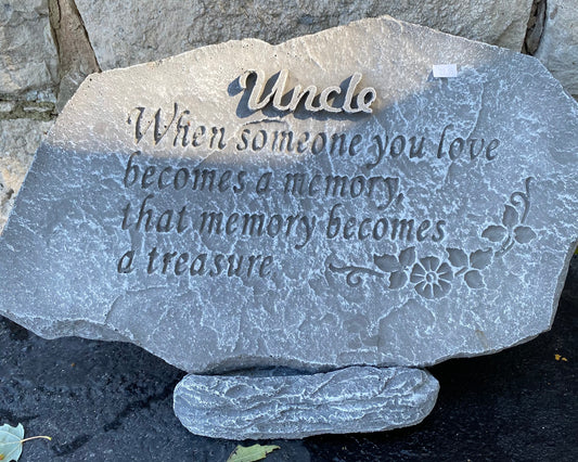 Uncle Memorial Plaque