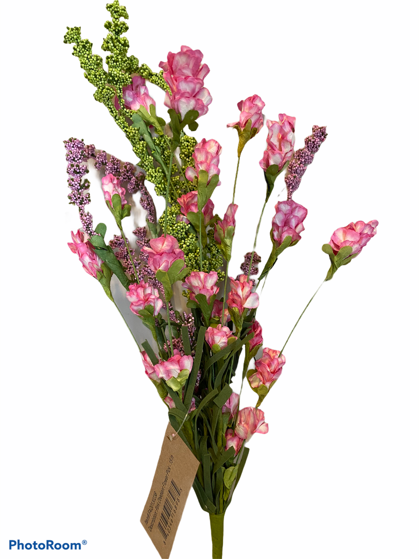 Pink Obedient Flower Pick Floral Home Decor