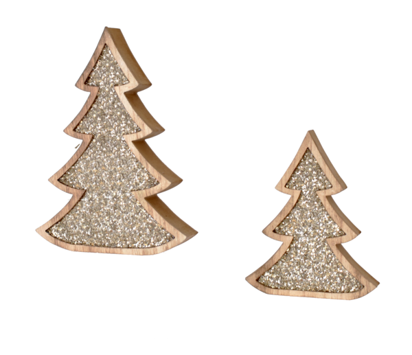 Silver Tree with Wood