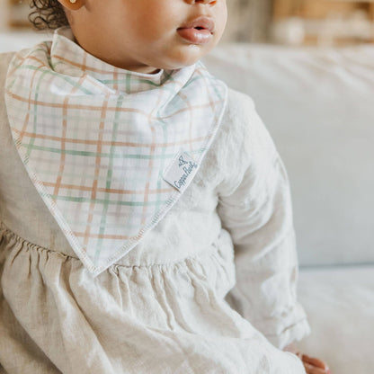 4 Pack Baby Bandana Bibs - Natalie