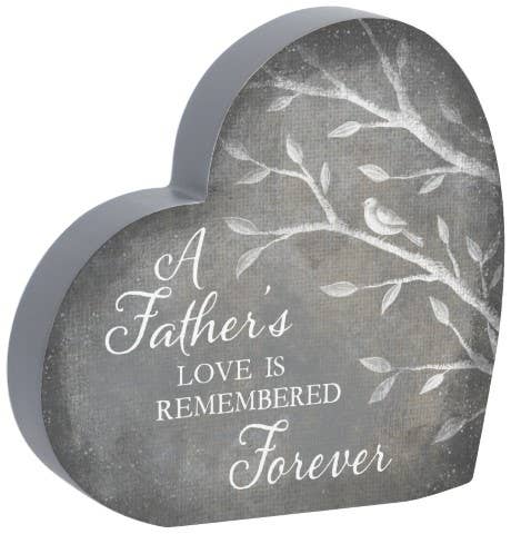 Fathers Love Heart Sitter