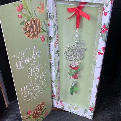 Snowmen Boxed Ornament