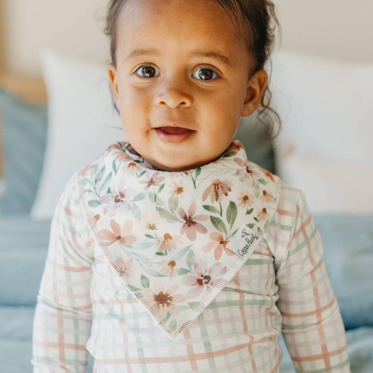 4 Pack Baby Bandana Bibs - Natalie