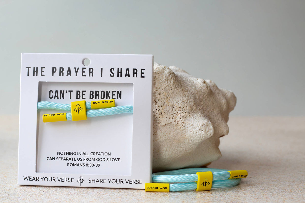 CAN'T BE BROKEN Bracelet, Christian Cord Bracelet