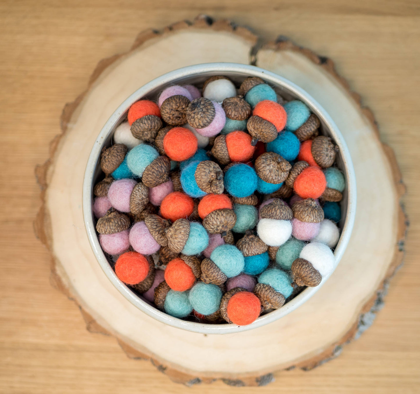 Spring Felt Acorns-Set of 12-Spring Decor-Valentines
-Easter