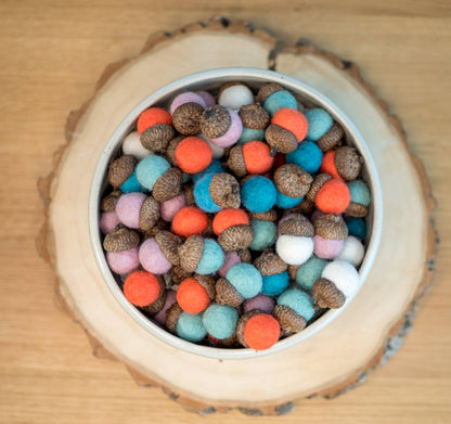 Spring Felt Acorns-Set of 12-Spring Decor-Valentines
-Easter