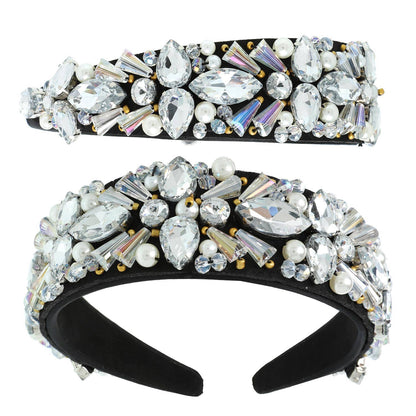 Glam Crystal Gemstone Embellished Headband