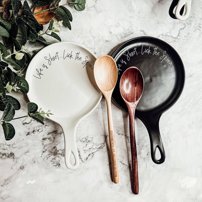 NEW Larger Spoon Rests & Wooden Spoon Set, Kitchen Gifts