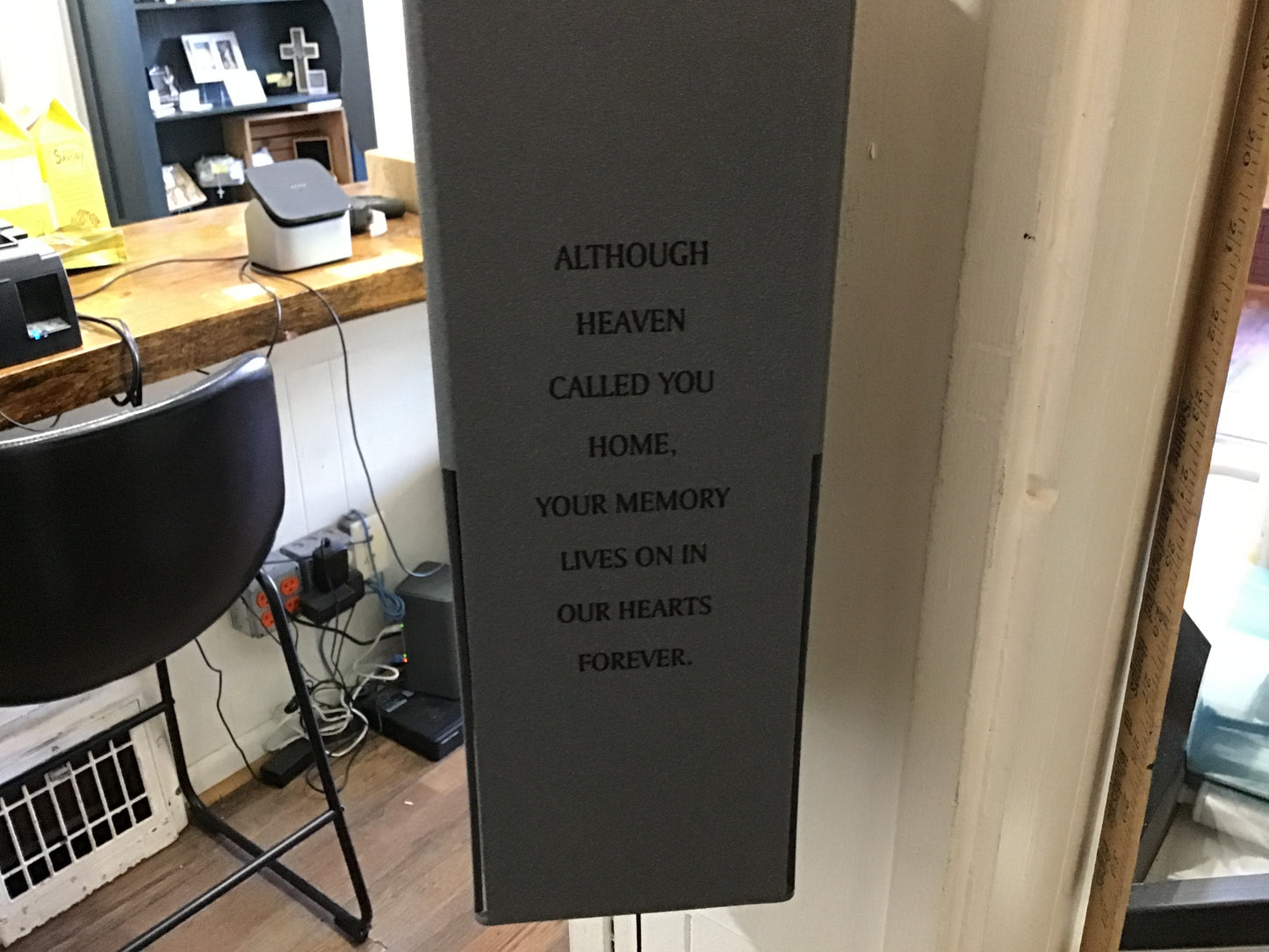 Square windchime memorial