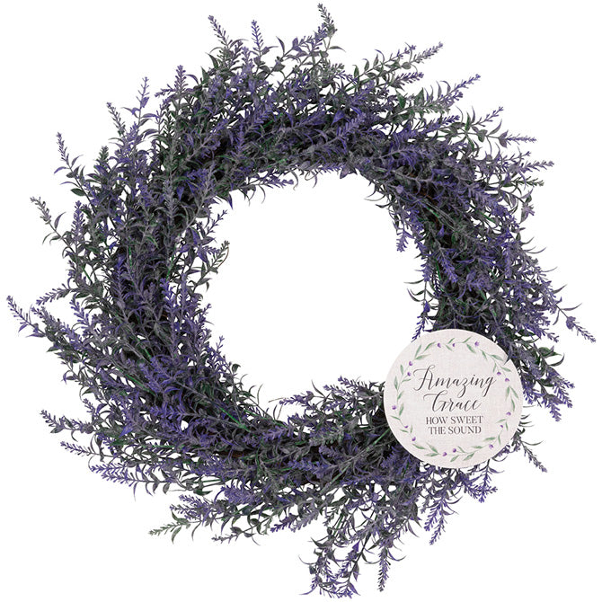 Amazing Grace Lavender Wreath