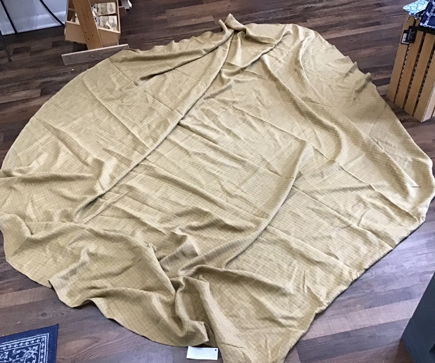 Extra large burlap round table cloth