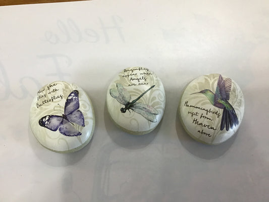 Memorial stone palm size your choice one of three designs