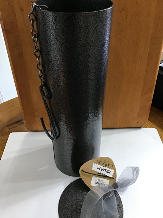 Large cylinder pewter windchime memorial (no words )