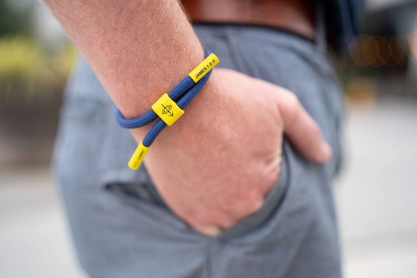 FAITH BUILDS FORTITUDE Cord Bracelet | Christian Athletes