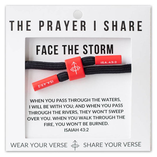 FACE THE STORM Prayer Bracelet
