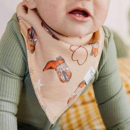 4 Pack Baby Bandana Bibs - Boone