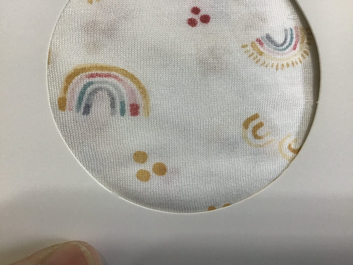 Rainbow swaddle blanket