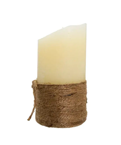 6"B/O LED ROPE CANDLE+FLICKER FLAME