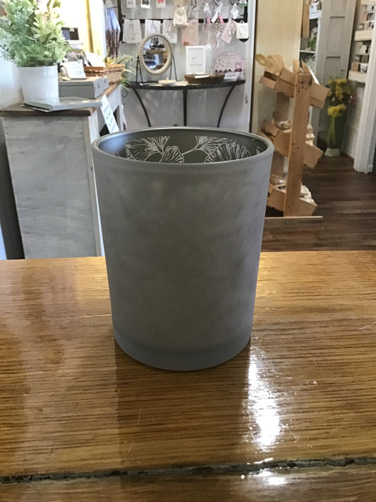 Summer leaf candle holder