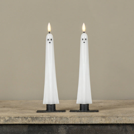 SET/2 GHOST 3D FLAME TAPER CANDLES