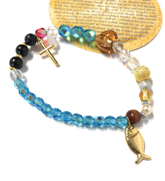 Life of Jesus Crystal Bracelet