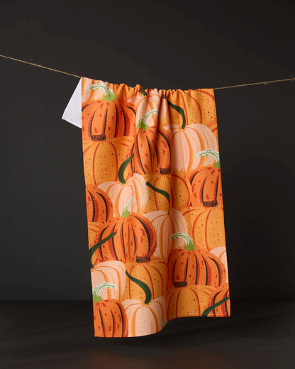 Rows of Gourds Tea Towel