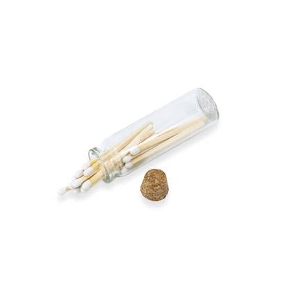 Small Match Bottles - Safety Matches in Jars with Striker
