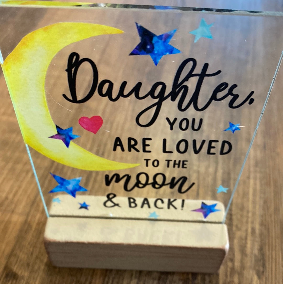 Daughter Block Sign