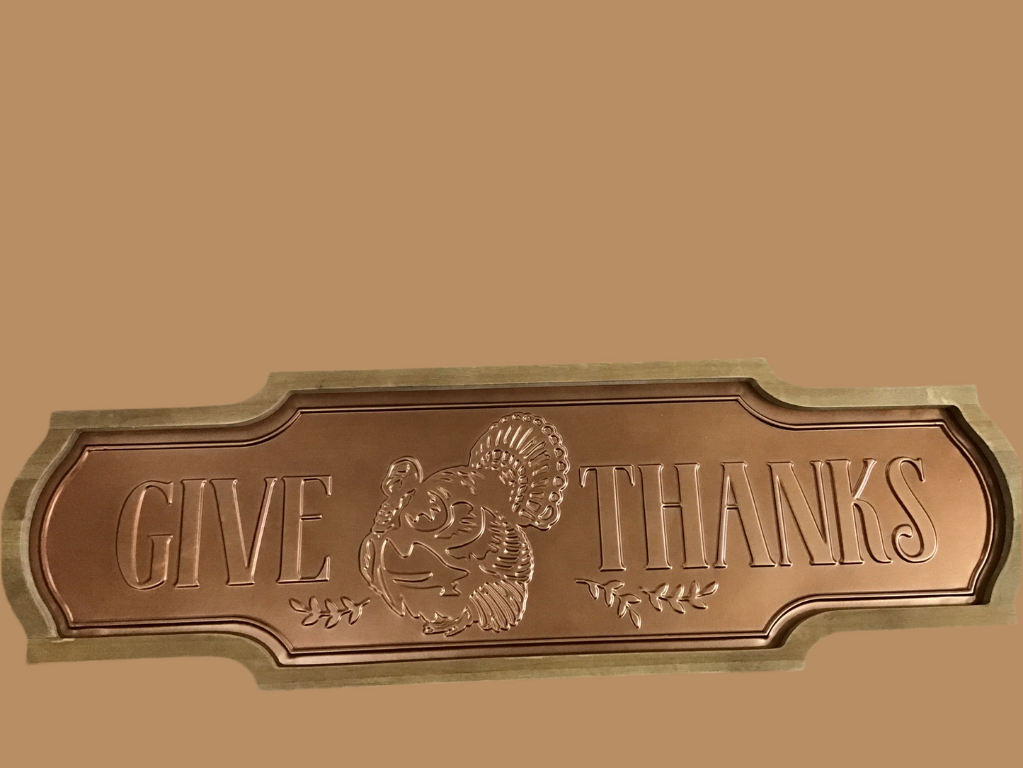 Give thanks plaque