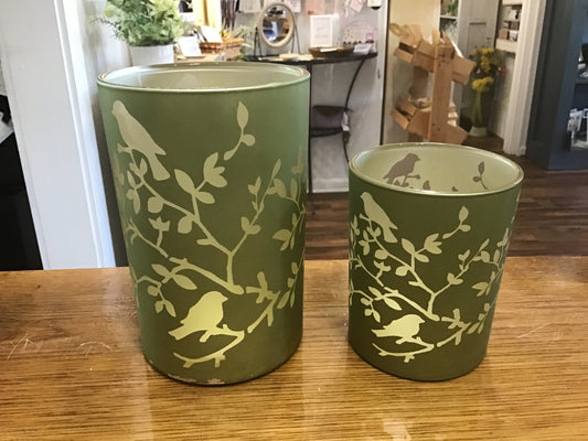 Small bird candle holder