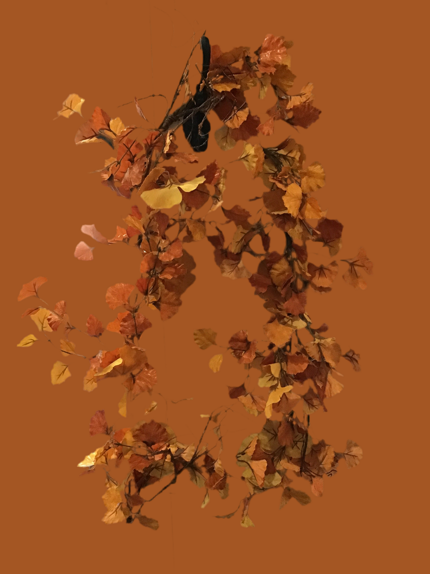 Fall Gingko leaf garland 5’