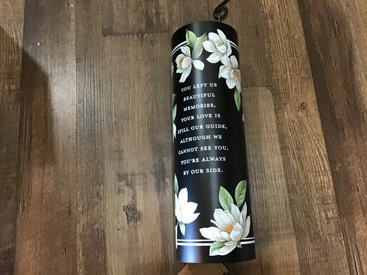 Large cylinder windchime memorial