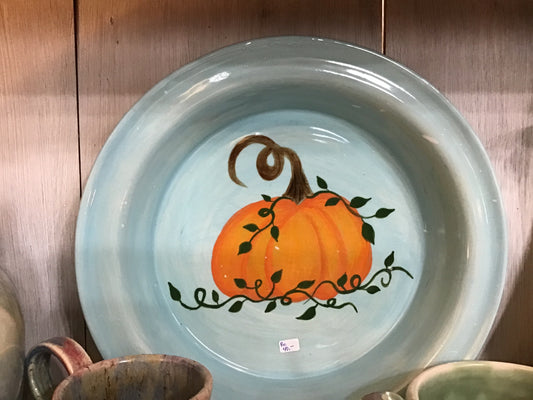 Pumpkin pie plate