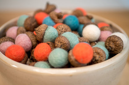 Spring Felt Acorns-Set of 12-Spring Decor-Valentines
-Easter