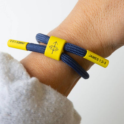 FAITH BUILDS FORTITUDE Cord Bracelet | Christian Athletes