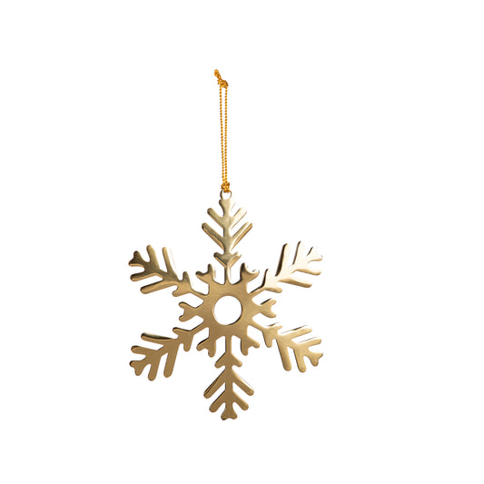 Snowflake Metal Ornament - Large