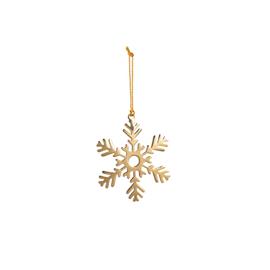 Snowflake Metal Ornament - Small