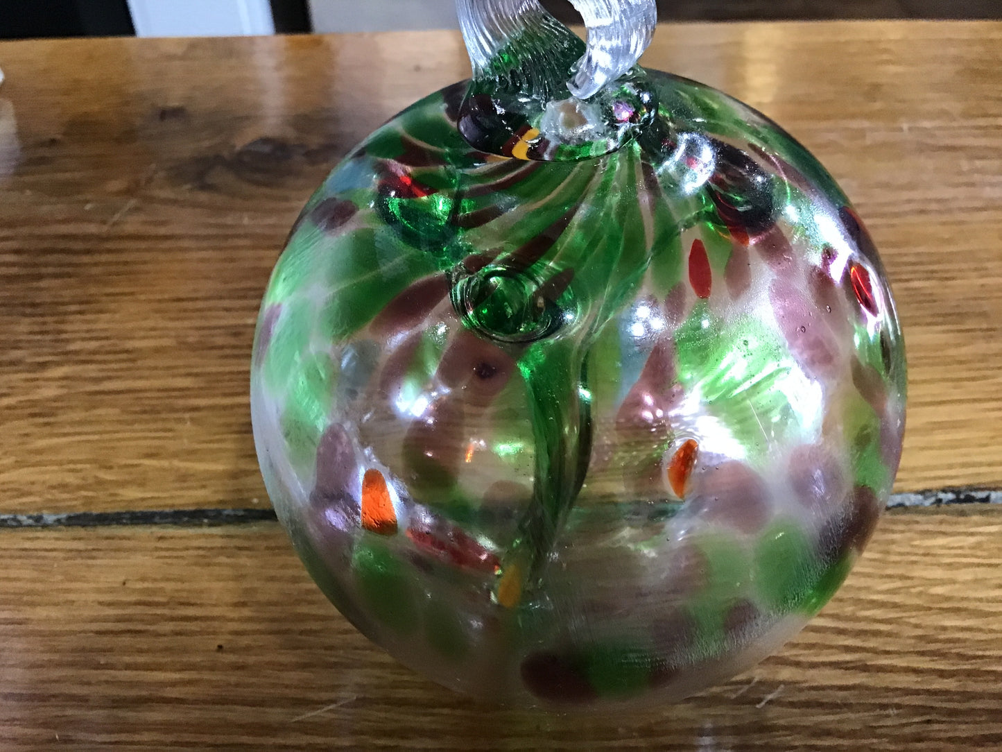 Art glass ornament blown handmade glass sold separately