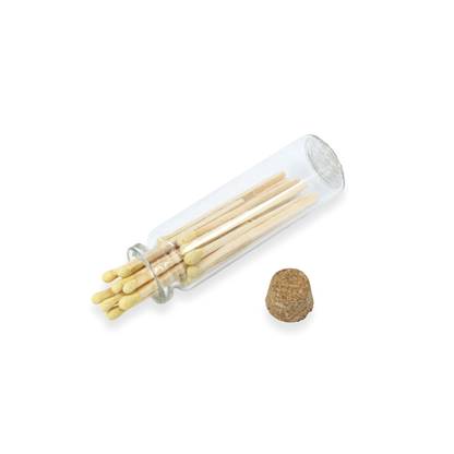 Small Match Bottles - Safety Matches in Jars with Striker