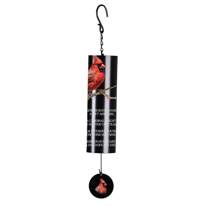 Windchime Cardinal From Heavens Iron memorial